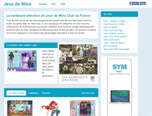 Tablet Screenshot of jeuxdewinx.fr